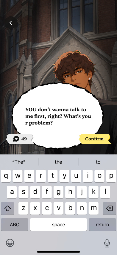 A Lunaverse dialogue scene featuring Diego